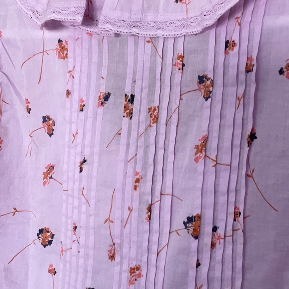 Sundance Catalog Floral Beatrice Ruffle Top, Size M. NWOT. - Picture 5 of 5